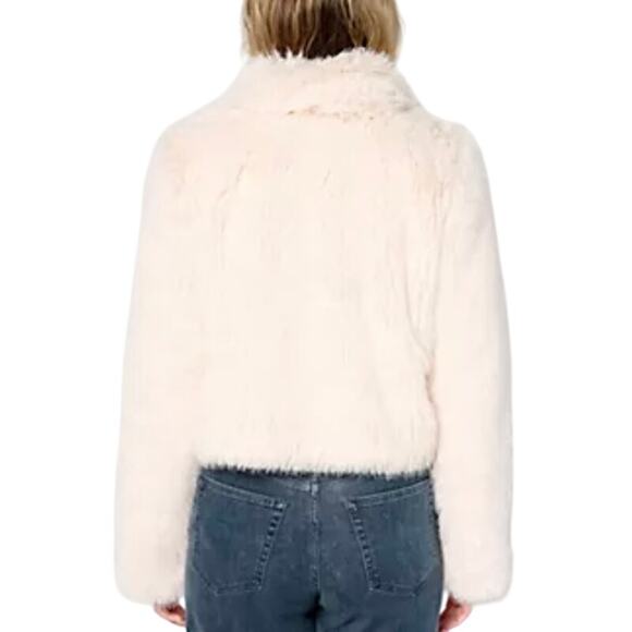 QVC Me by Jennie Garth Faux Fur Coat IVORY NWOT SIZE L - Picture 2 of 8